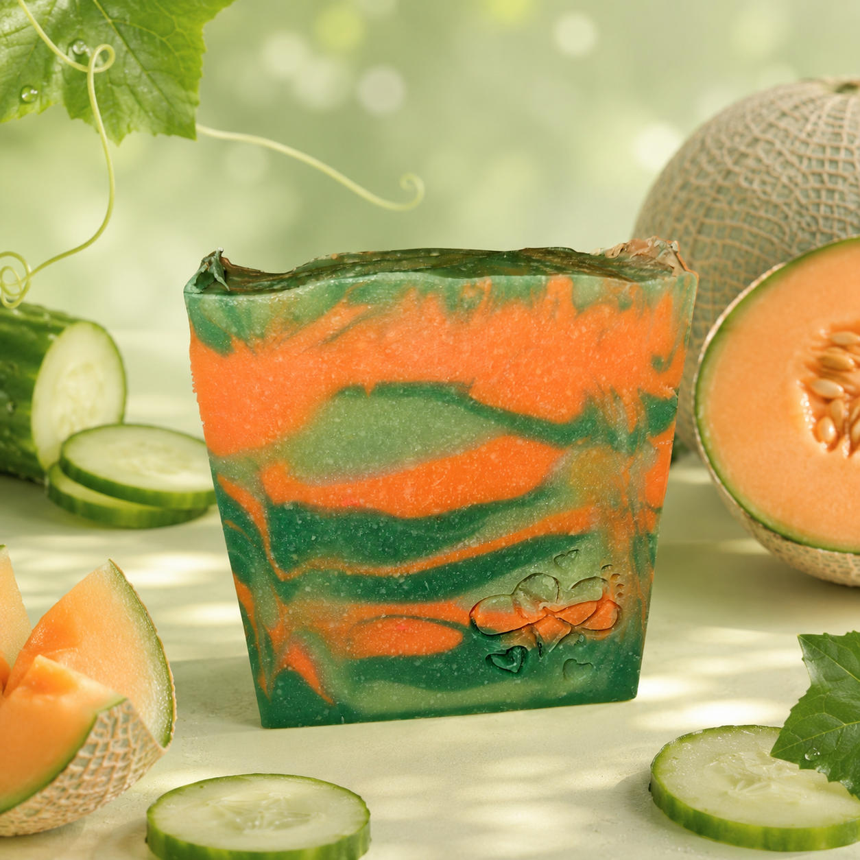 Cold Process Cucumber Melon Goat Milk Soap