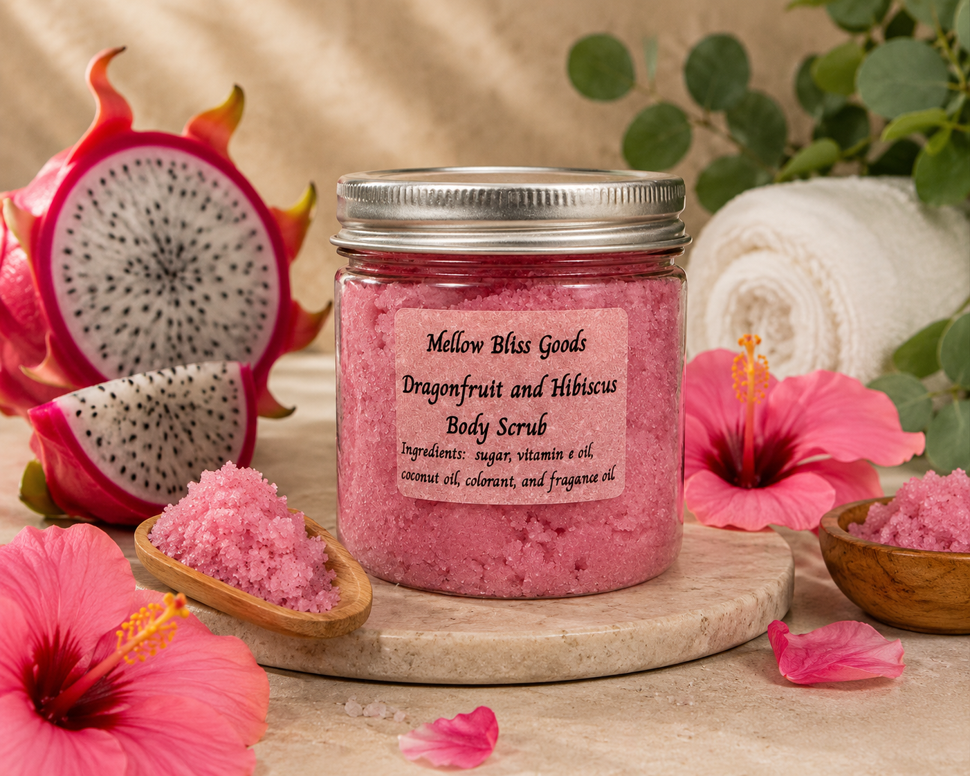 Dragon Fruit & Hibiscus Body Scrub