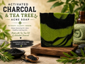 Activated Charcoal & Tea Tree Acne Soap Bar